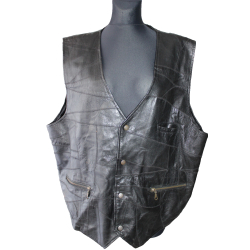 KAMIZELKA MOTOR SKÓRA rozm. 4XL